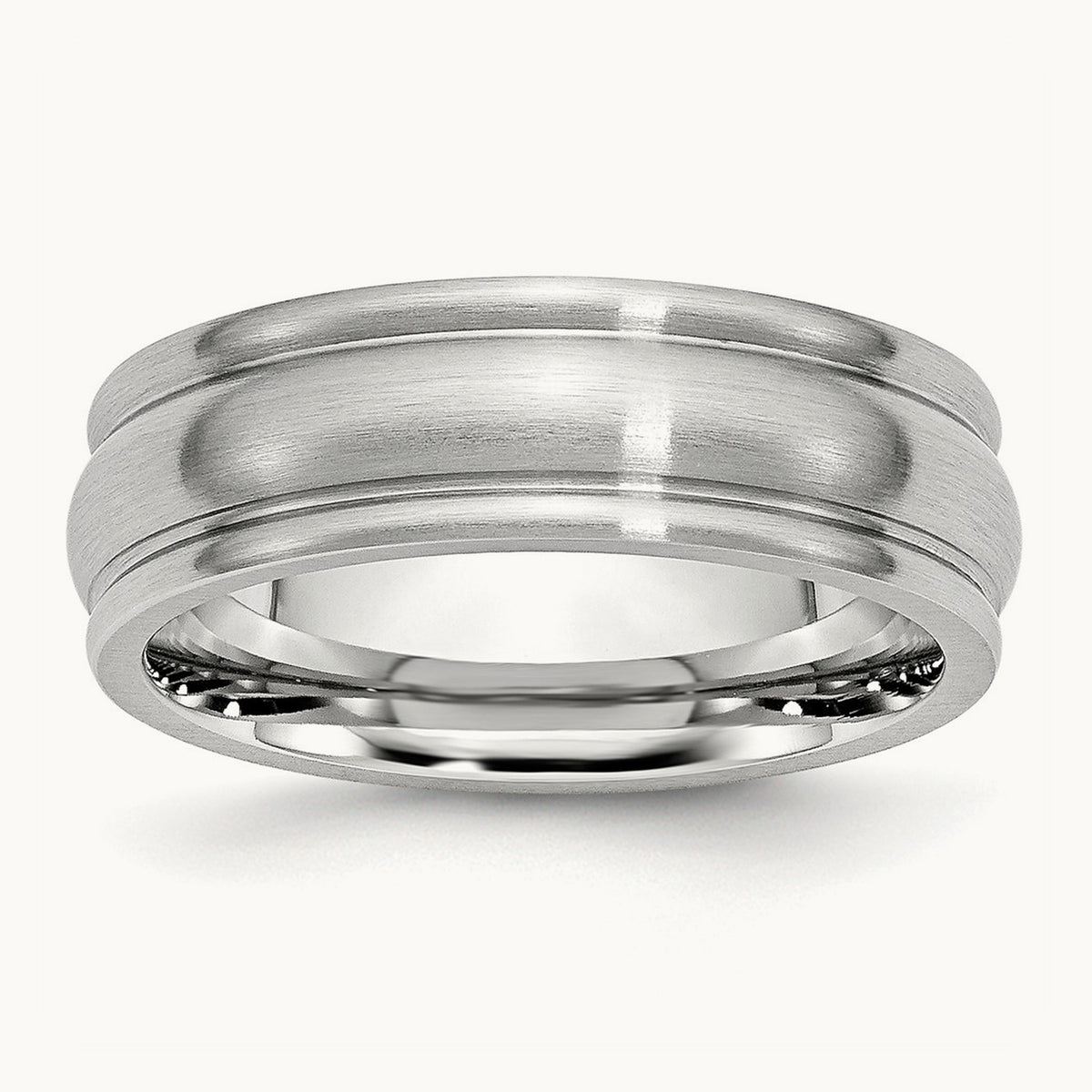 Cobalt Satin Rounded Edge Band — photo set (2)