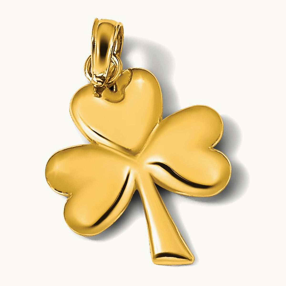 3-Leaf Clover Charm, 14K