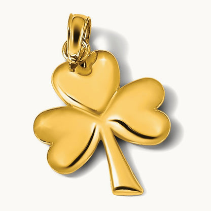 3-Leaf Clover Charm, 14K