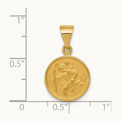 Saint Christopher Medal Pendant — 23.5mm