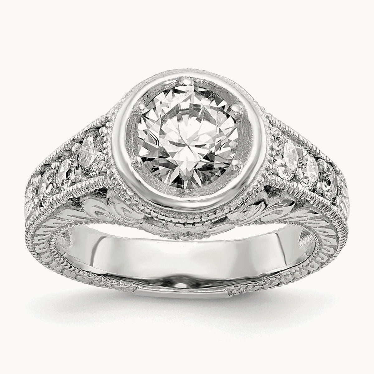Semi-Mount Engagement Ring — 2/5 ct, 7