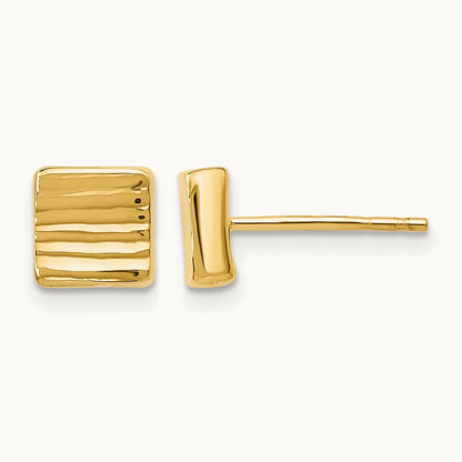 Post Earrings — Leslie's — 14K Yellow Gold