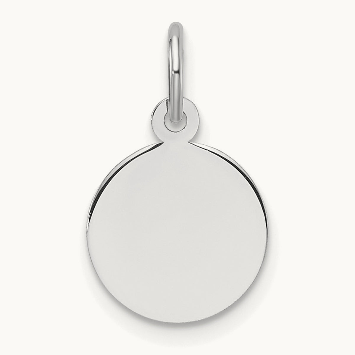 Plain .018 Gauge Round Engravable Disc Charm — 16.2mm
