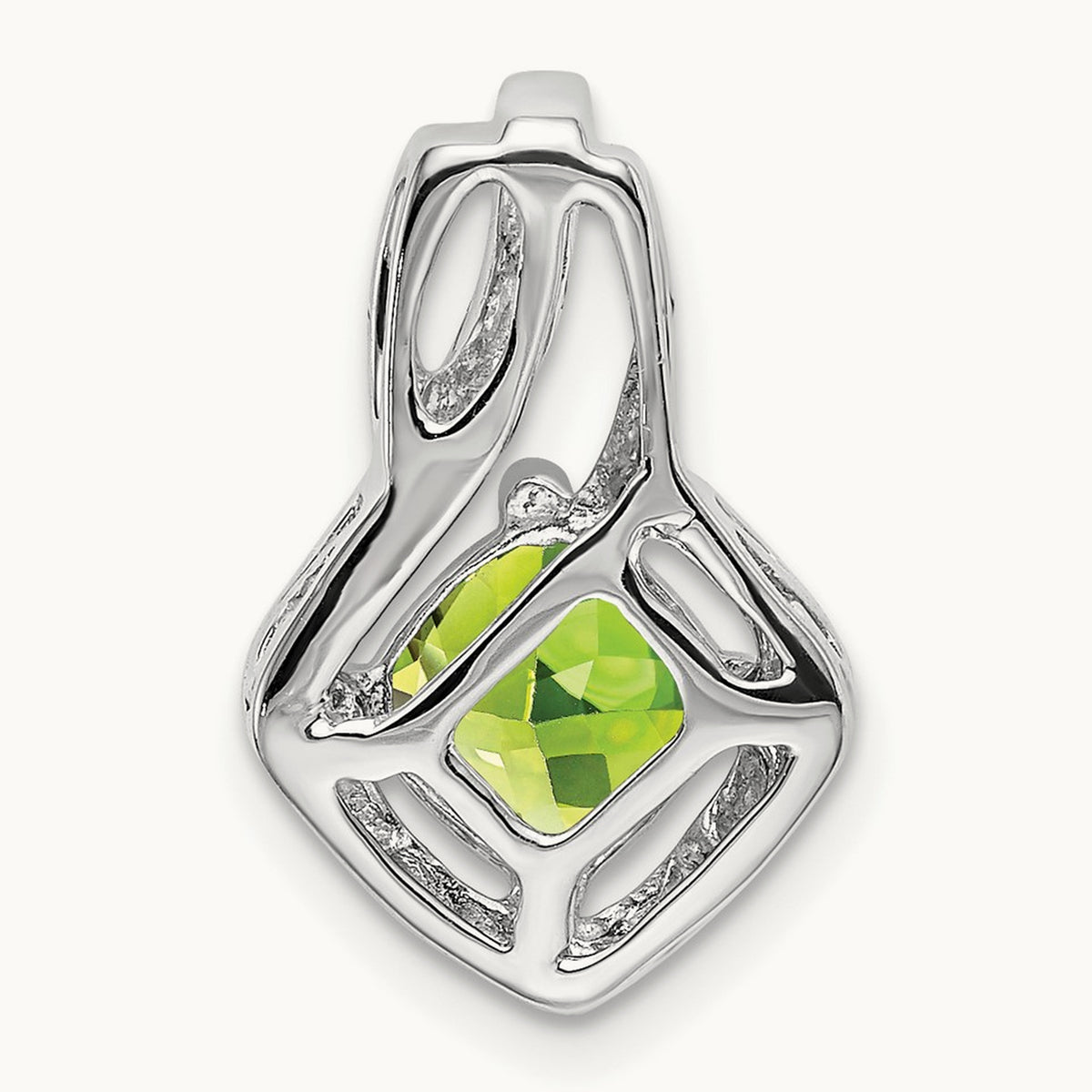 Peridot and Diamond Pendant — photo set