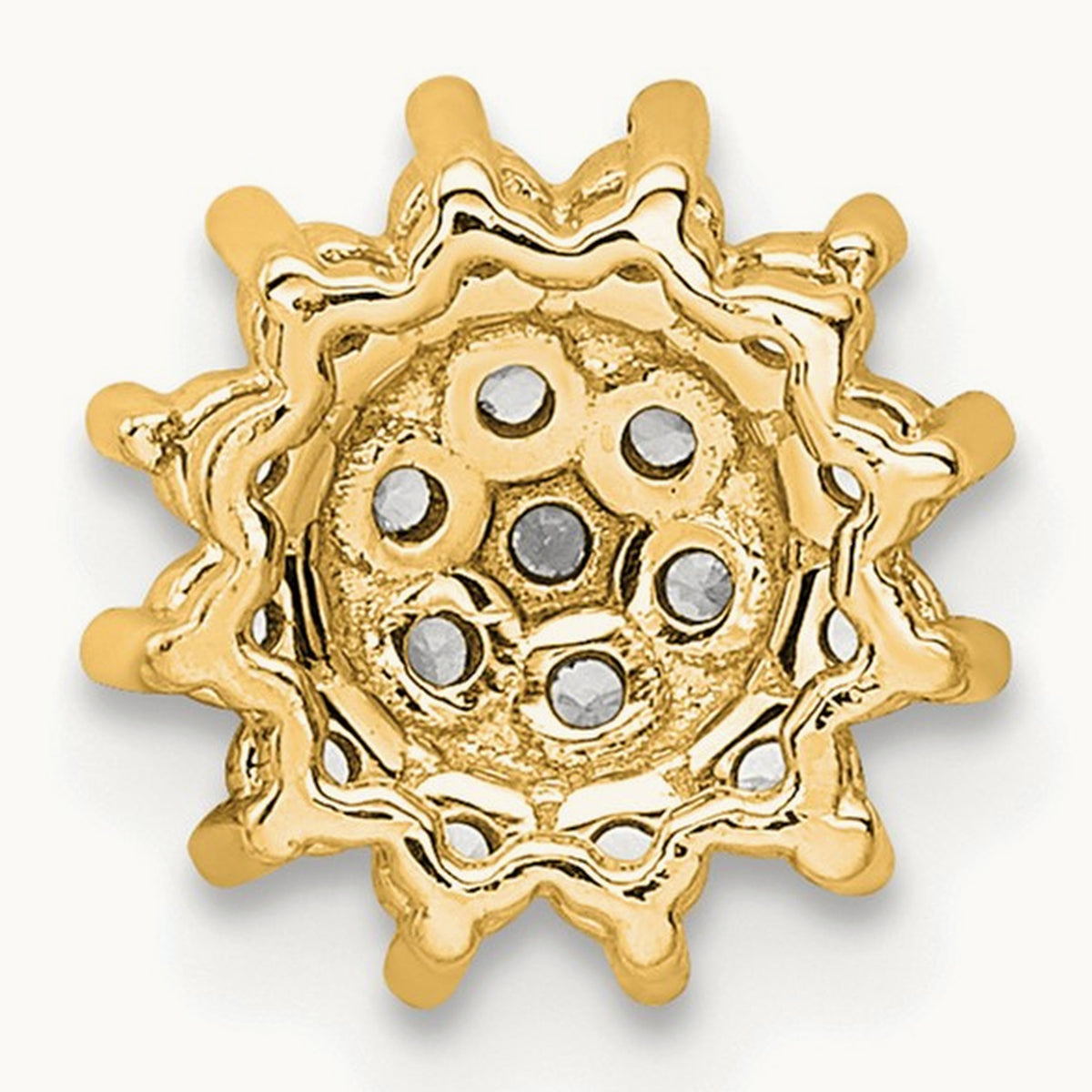 Chain Slide Pendant, 0.25 ct tw Lab-Grown Diamond — 14K Yellow Gold