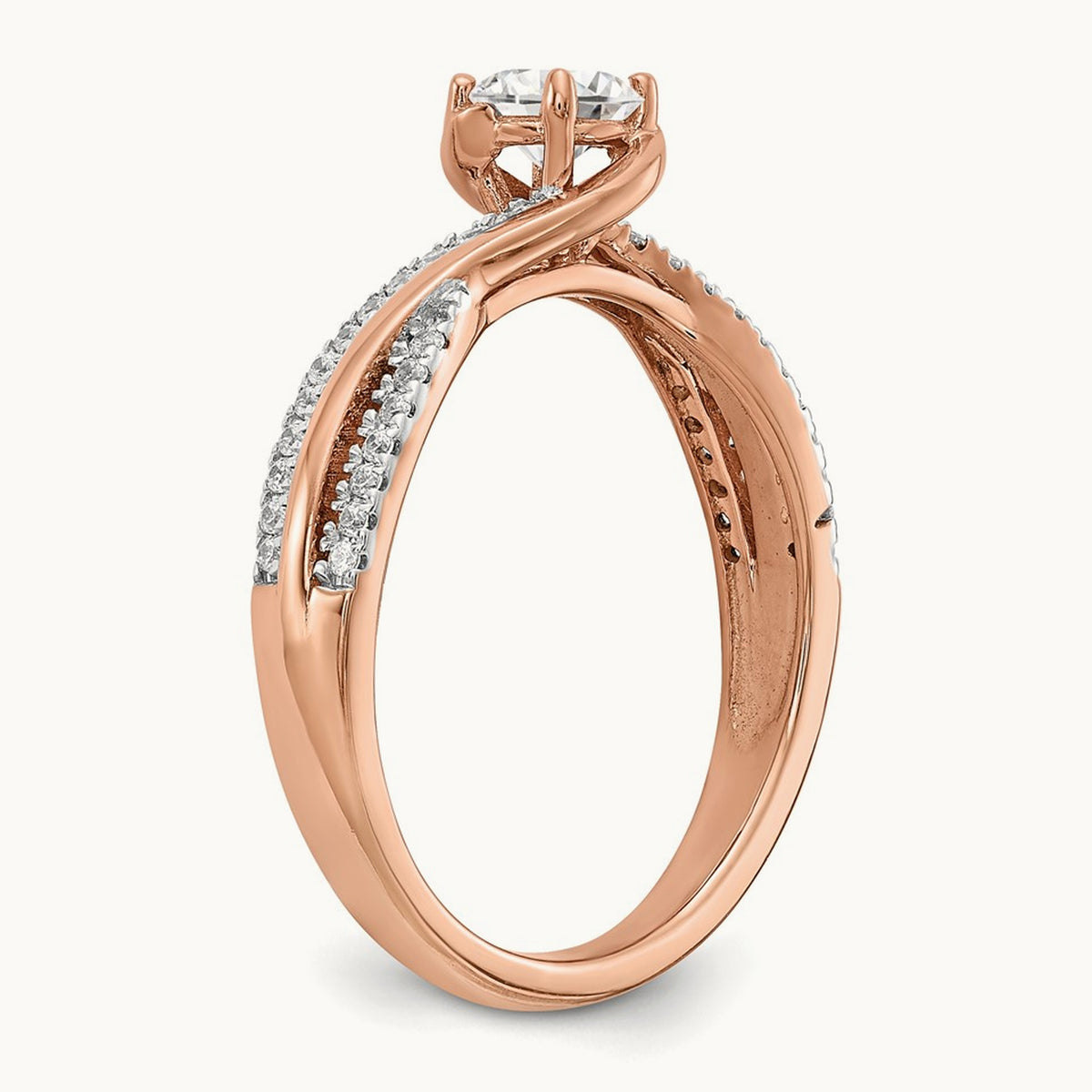 Semi-Mount Engagement Ring, 0.15 ct tw