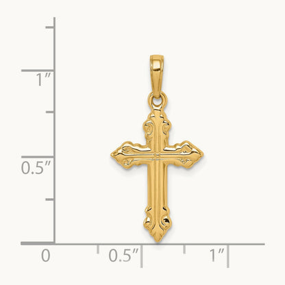 Cross Pendant, 14K