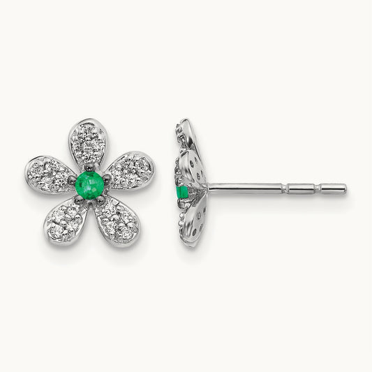Diamond and Emerald Earrings — photo set