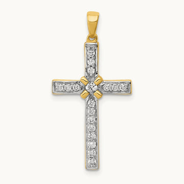 1/3ct. Diamond Cross Pendant — photo set