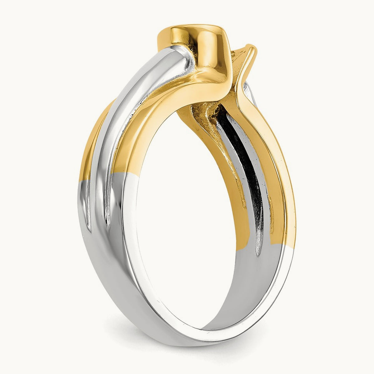 Bezel Solitaire Engagement Ring Mounting