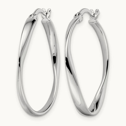 RH- Polished Hoop Earrings — Leslie's — photo set