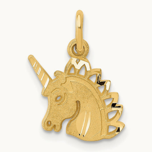 Unicorn Charm, 14K