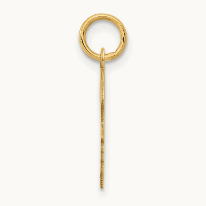 .011 Depth Engravable Girl Head Charm — 22mm