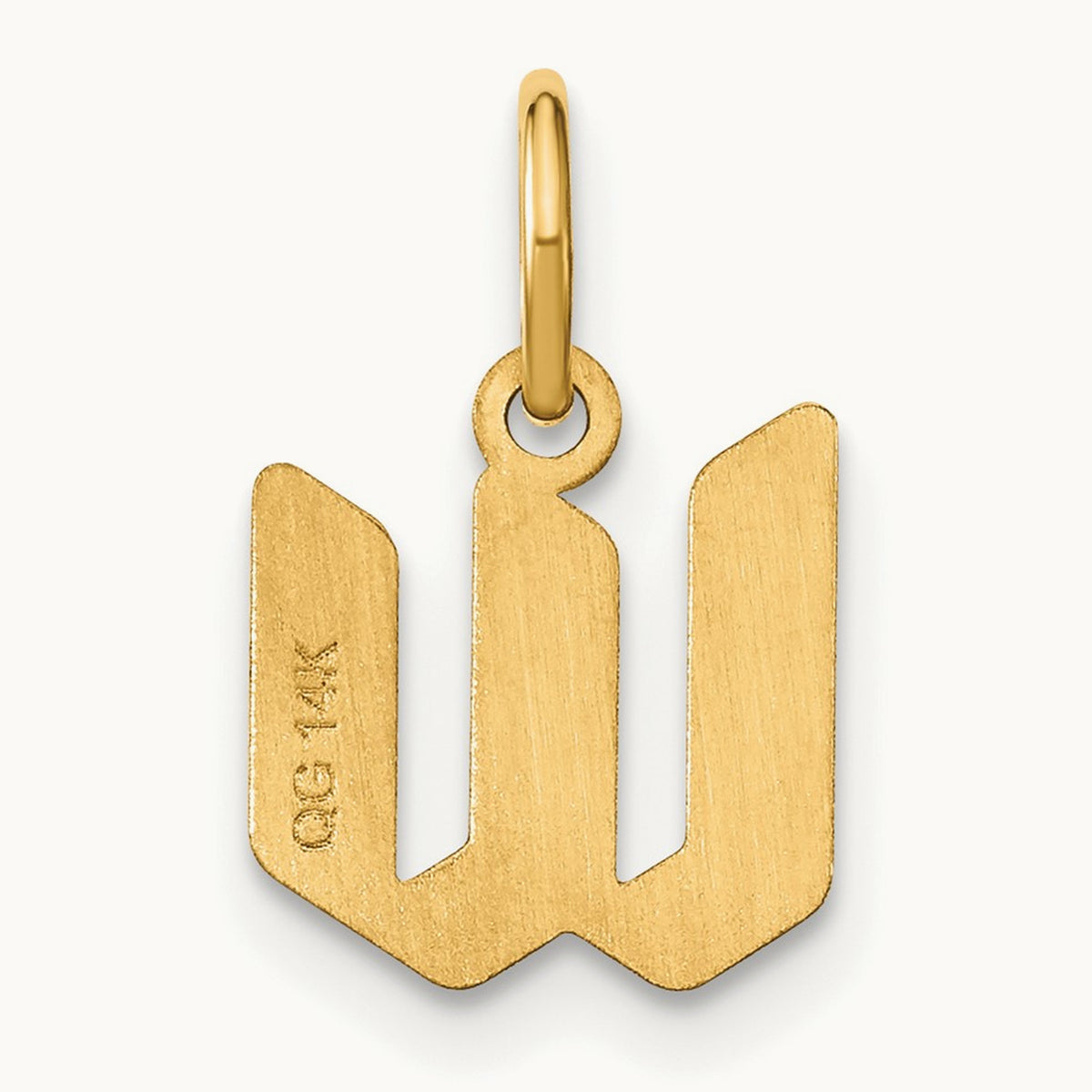 Lowercase Initial Pendant — W