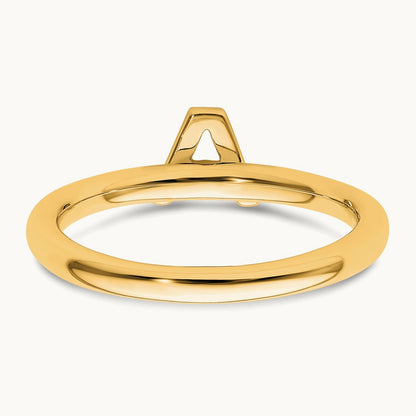 Stackable Diamond Ring — 14K Yellow Gold, A