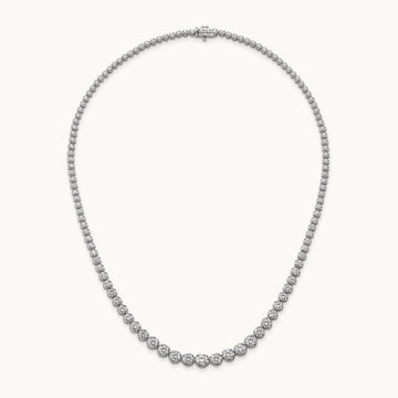 Graduated Tennis Necklace, 10.50 ct tw Lab-Grown Diamond