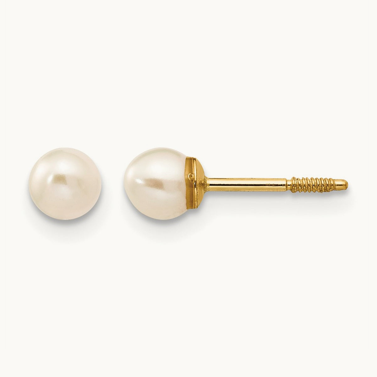 Madi K FW Cultured Pearl Earrings, 14K