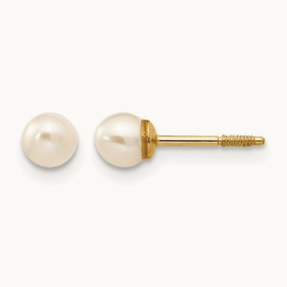 Madi K FW Cultured Pearl Earrings, 14K