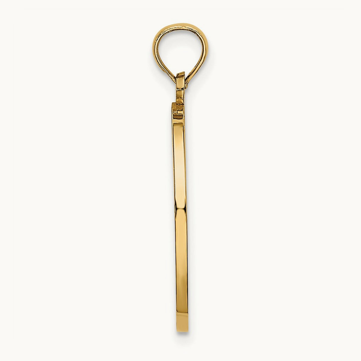 w/Rhodium Reversible CHILDS PRAYER w/Boy Charm, 14K