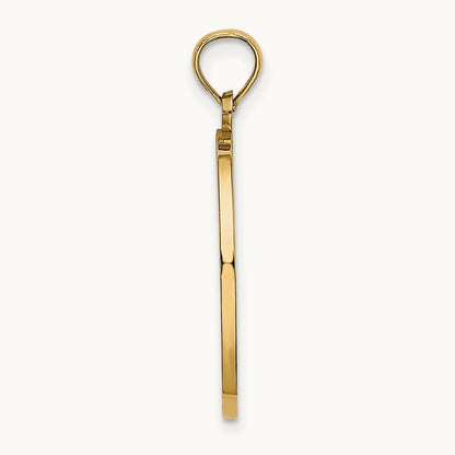 w/Rhodium Reversible CHILDS PRAYER w/Boy Charm, 14K