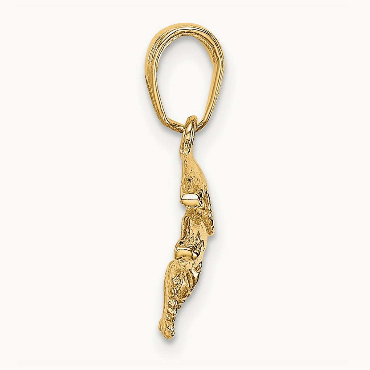 Mother and Baby Humpback Whale Pendant, 14K