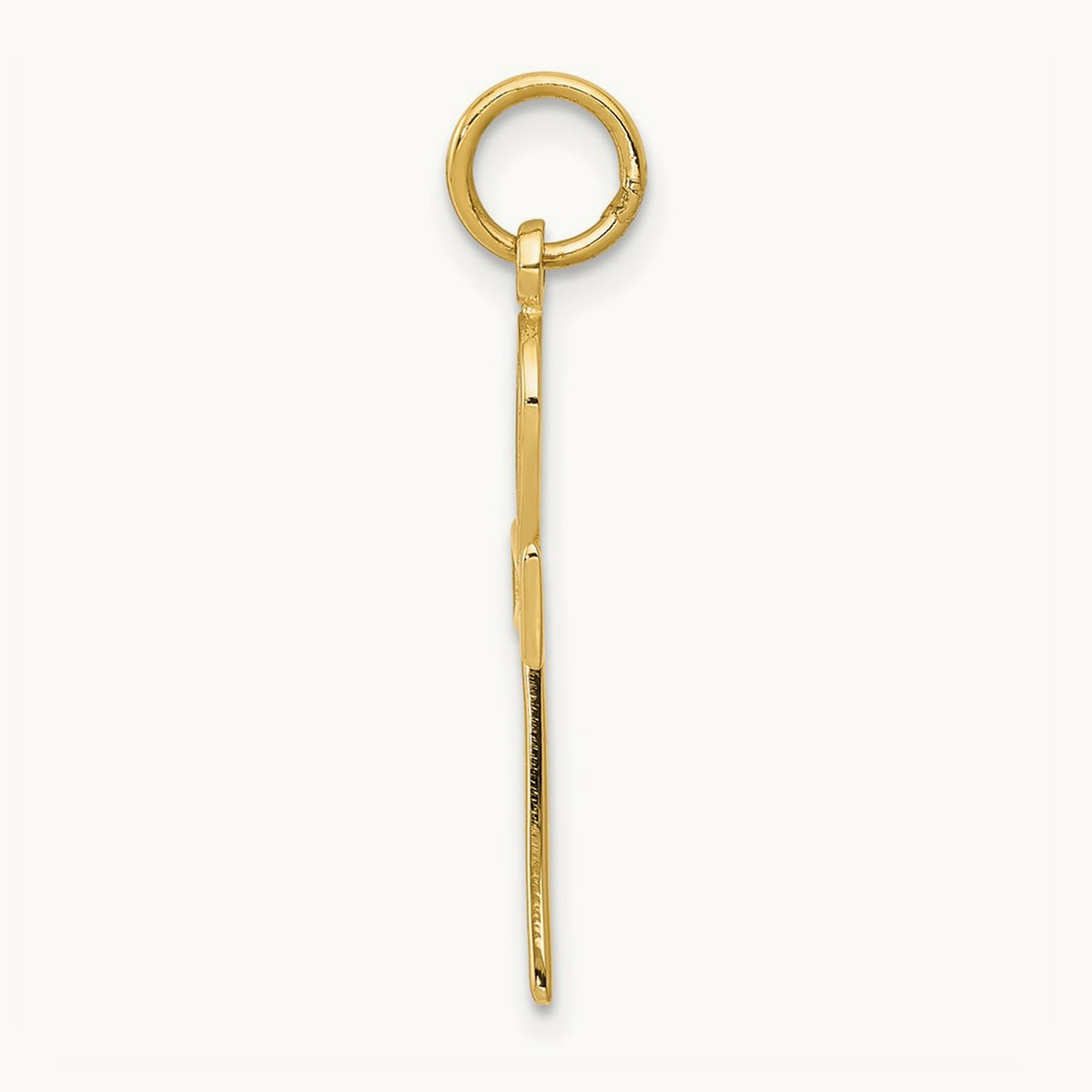 Ankh Cross Charm — 14K Yellow Gold, 26mm