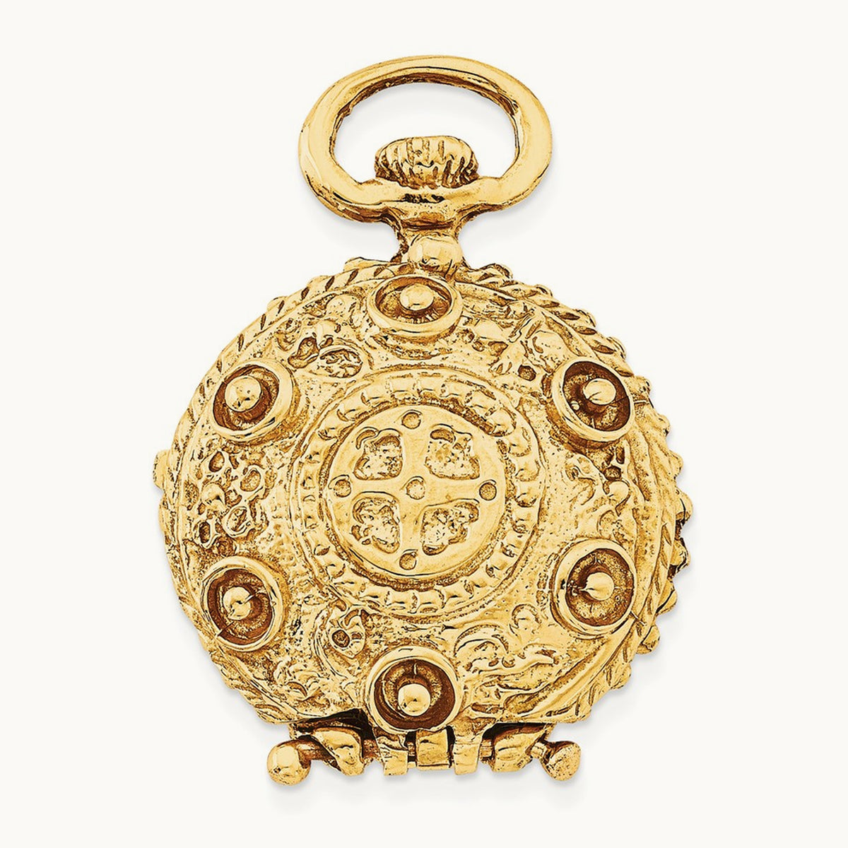 Fancy Domed Locket, 14K