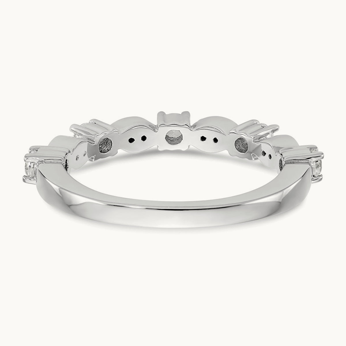 Diamond Band, 14K White Gold
