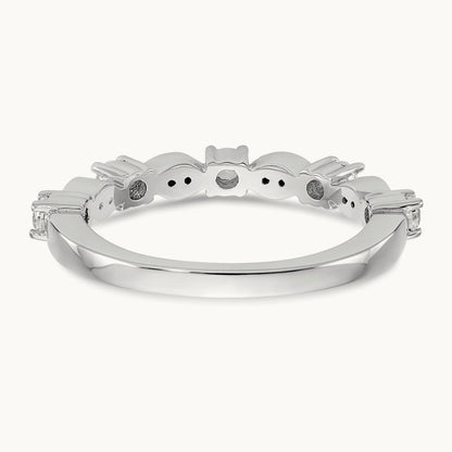 Diamond Band, 14K White Gold