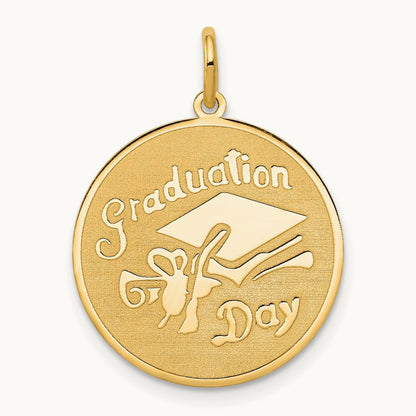 GRADUATION DAY Disc Charm, 14K