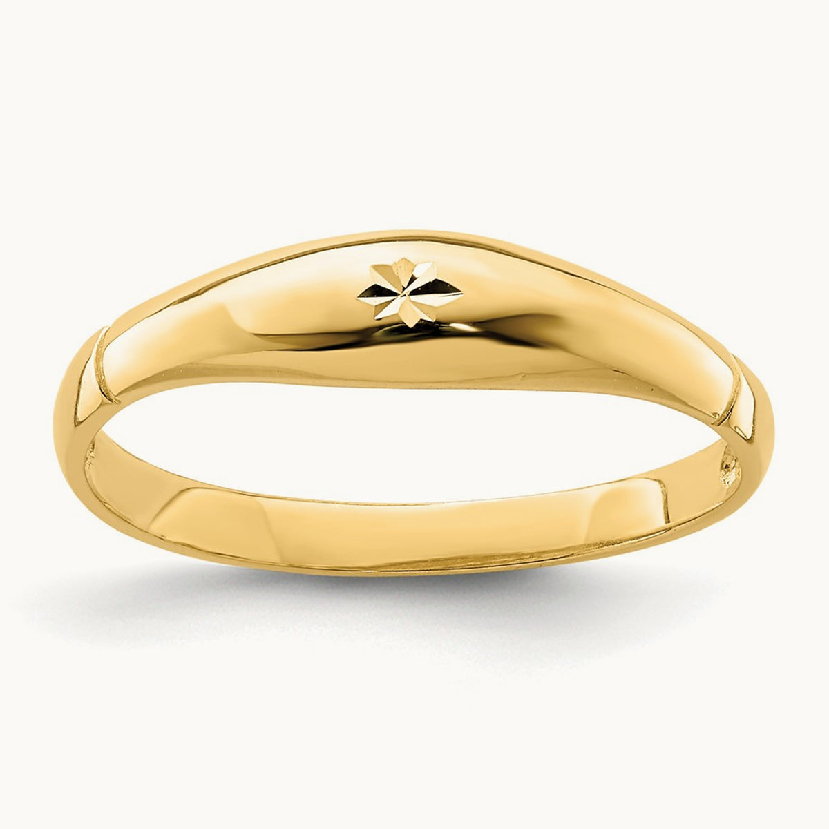 D/C Band Ring, 14K