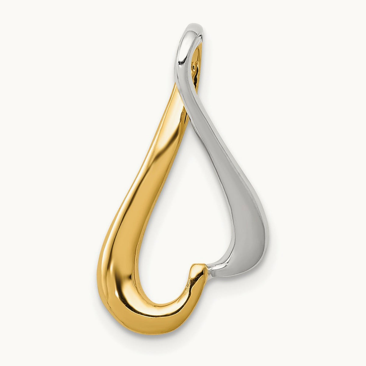 Slide, 14K Two-tone