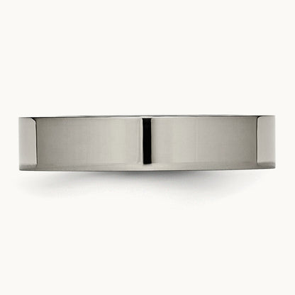 Polished Flat Band — 5mm