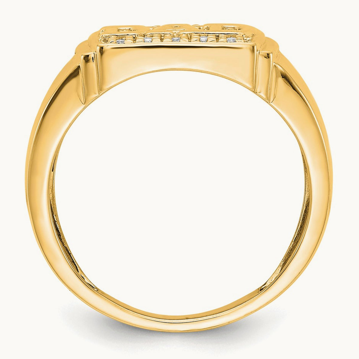 AA Diamond men's ring, 14K