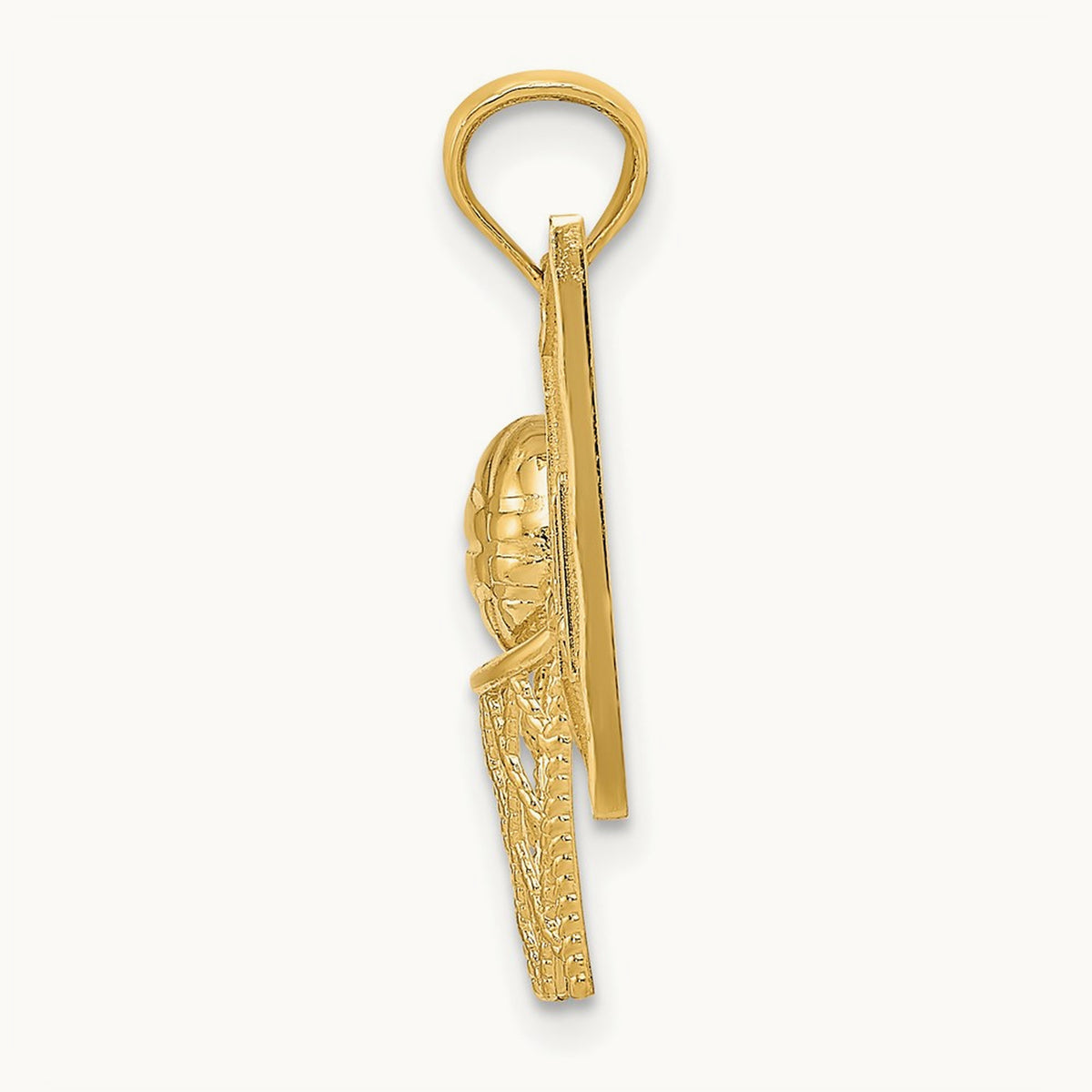 Basketball Pendant, 14K