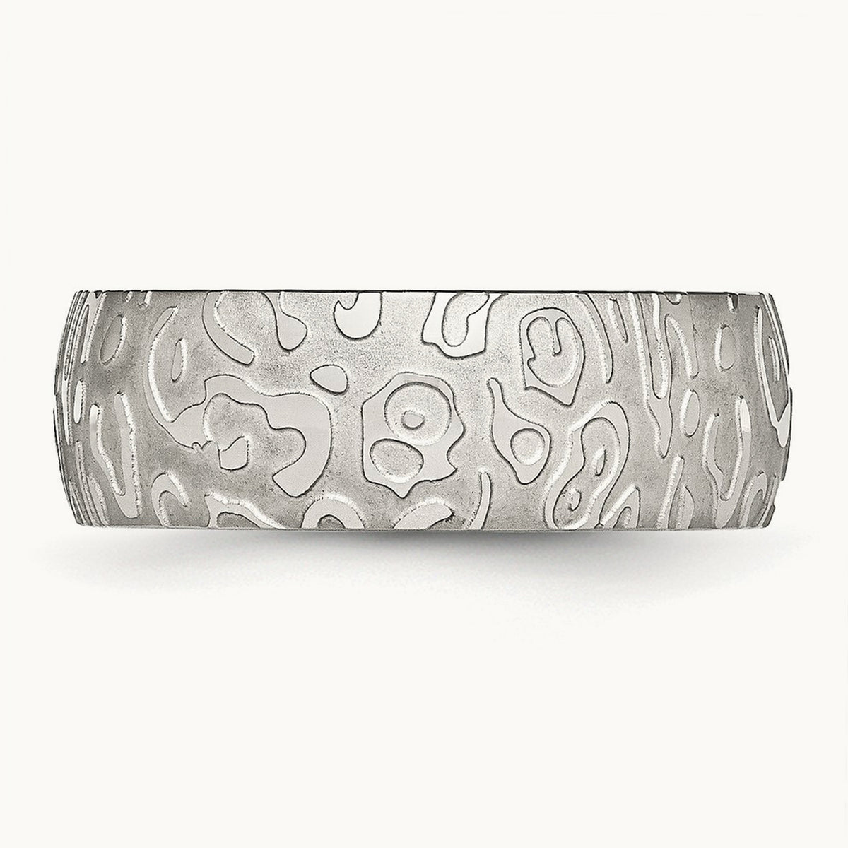 Brushed & Polished Textured Band — 10