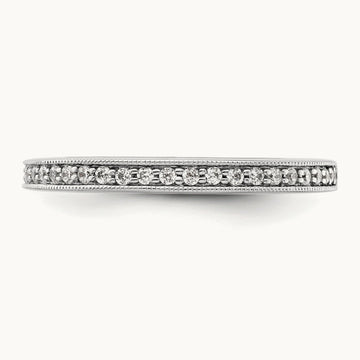 Diamond Band, 14K White Gold