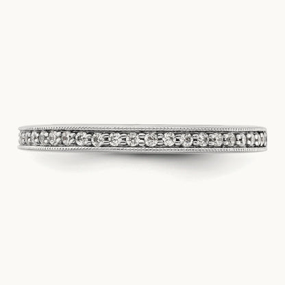 Diamond Band, 14K White Gold