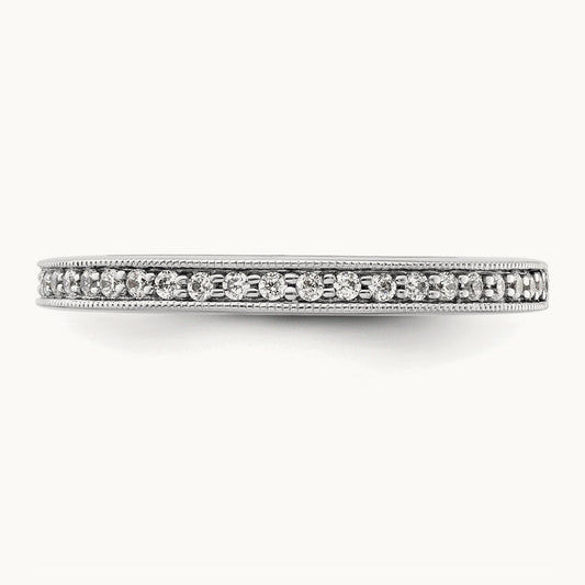 Diamond Band, 14K White Gold