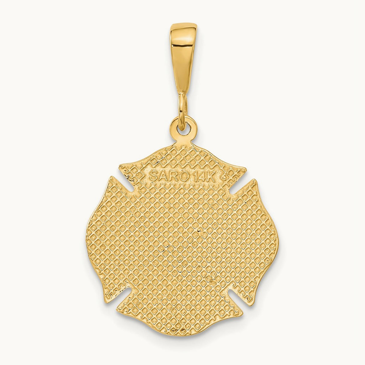 FIRE RESCUE Pendant — 14K Yellow Gold