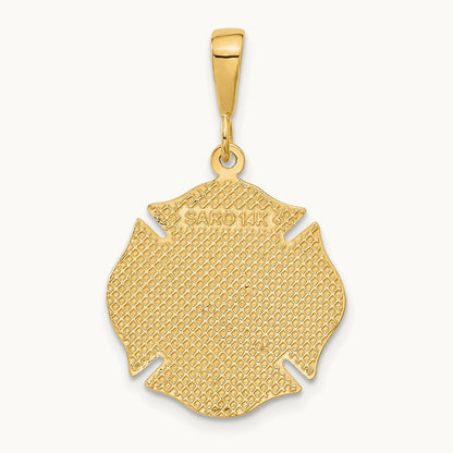 FIRE RESCUE Pendant — 14K Yellow Gold