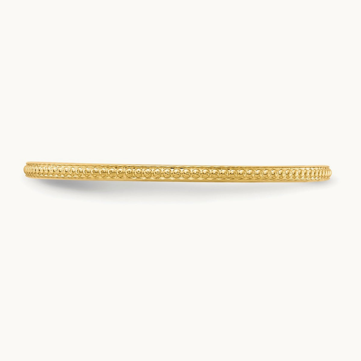 Bead Stackable Band — 10K Yellow Gold