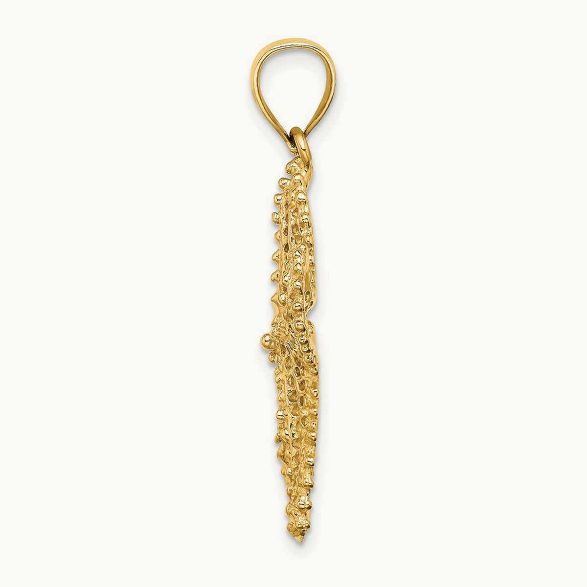 Starfish Pierced Charm, 14K