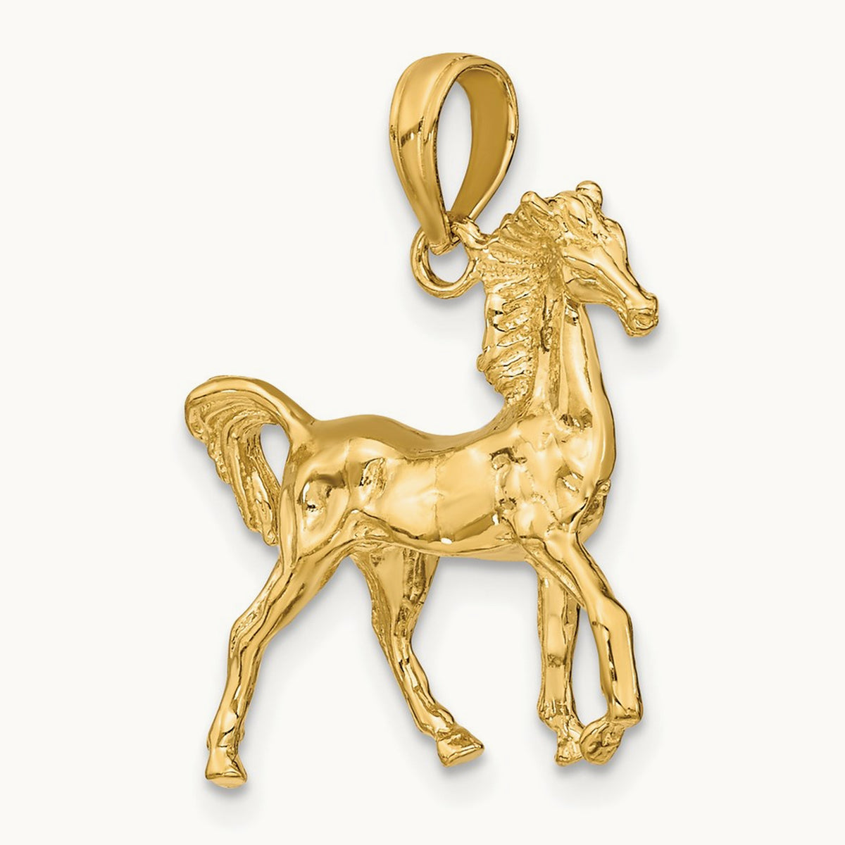 3-D Horse Charm — 25.7mm