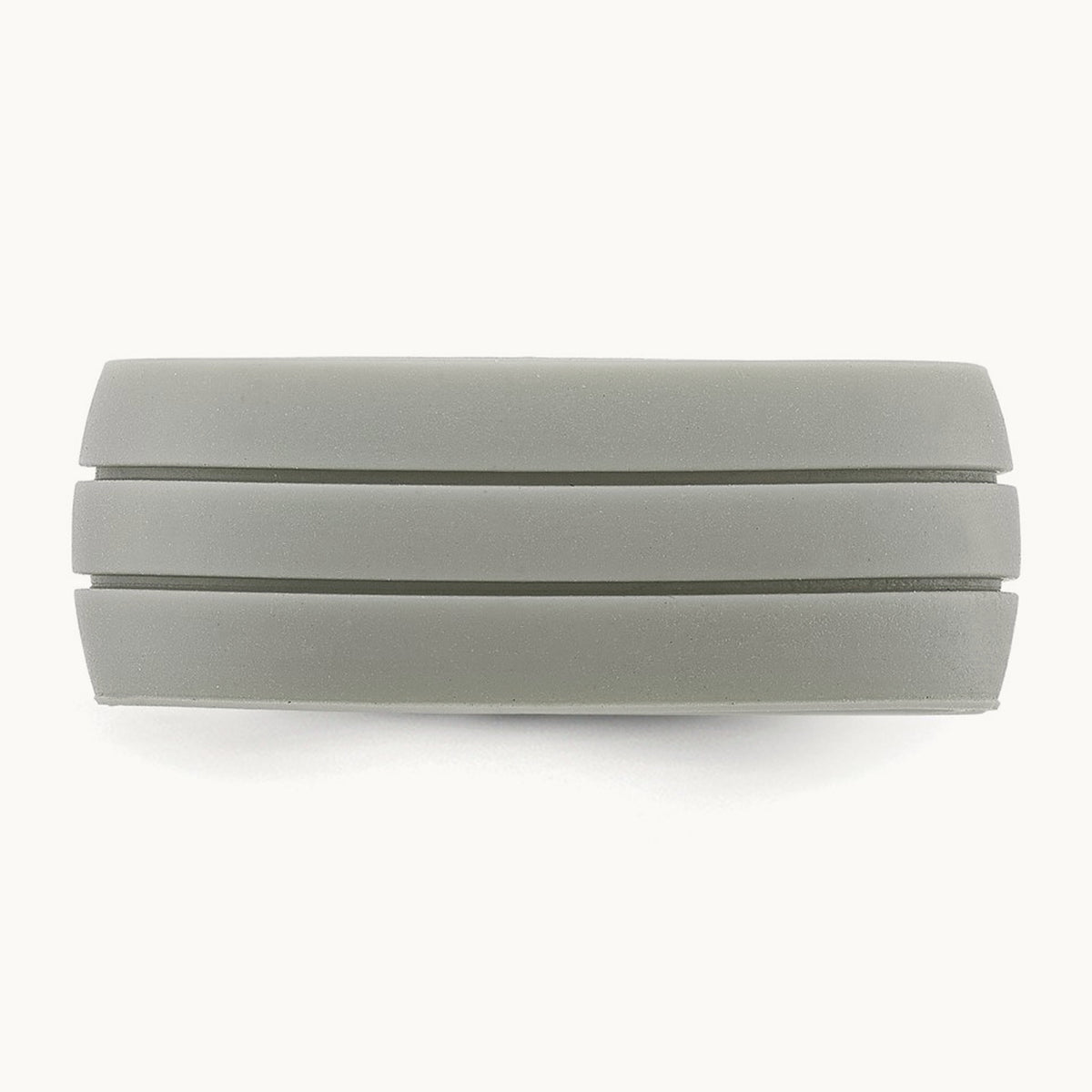Silicone Light Gray 8.50mm Grooved Band