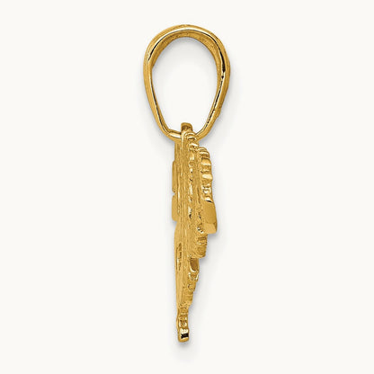 Dragon Pendant, 14K