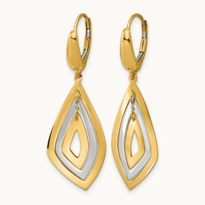 Polished Dangle Leverback Earrings — Leslie's — photo set