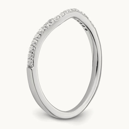 Contoured Diamond Band — photo set