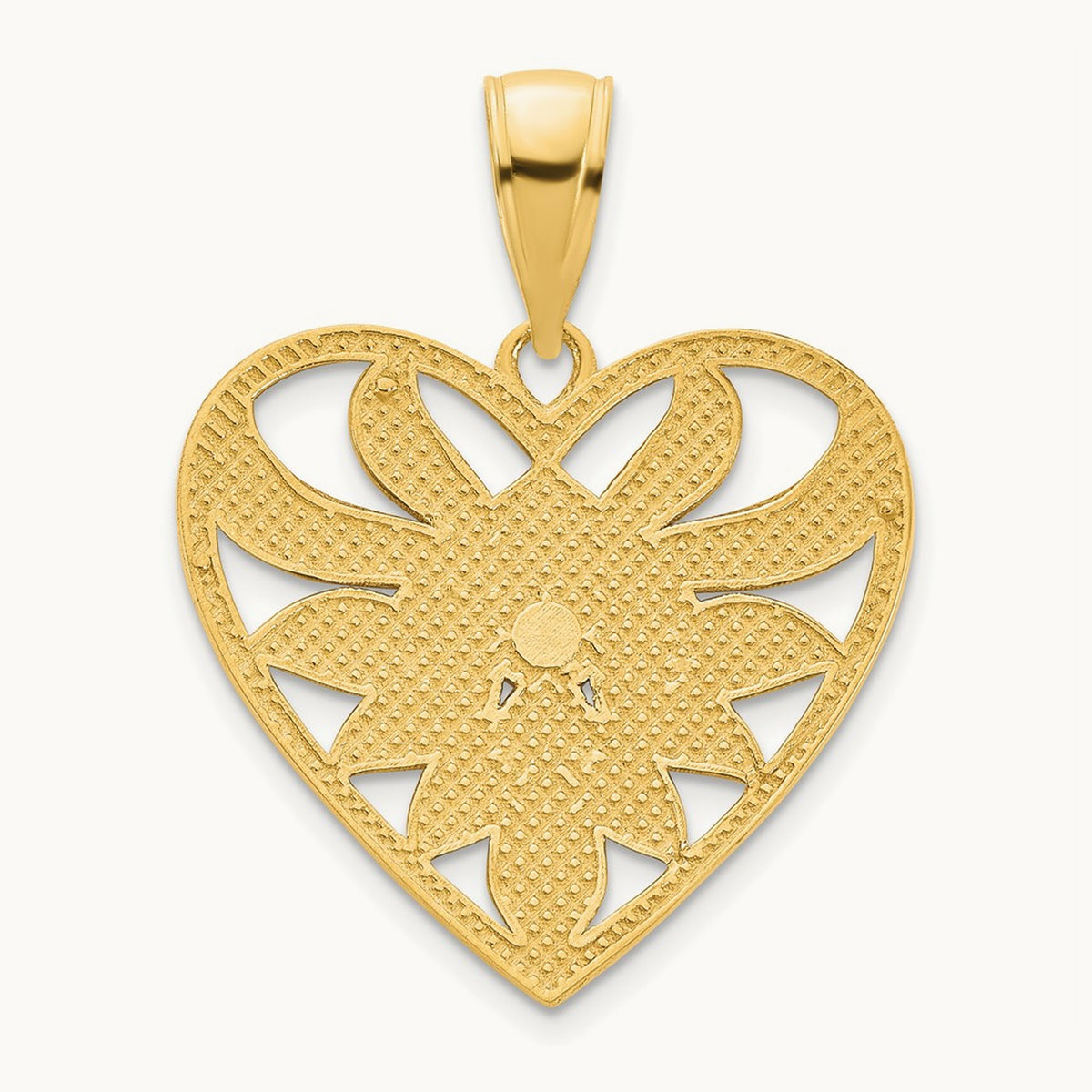 Fancy Heart Pendant — 25.22mm