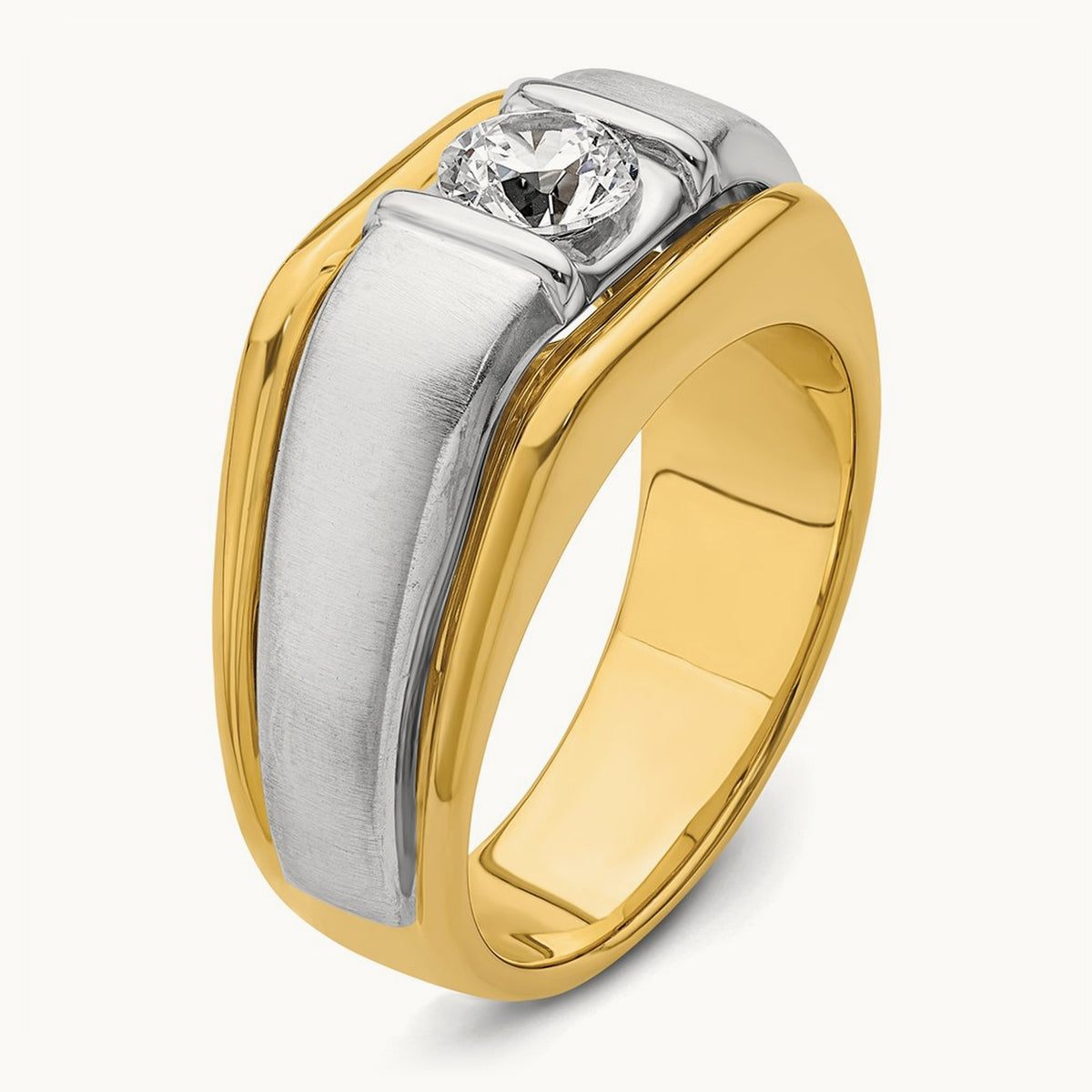 Men's Ring, 0.75 ct tw Lab-Grown Diamond
